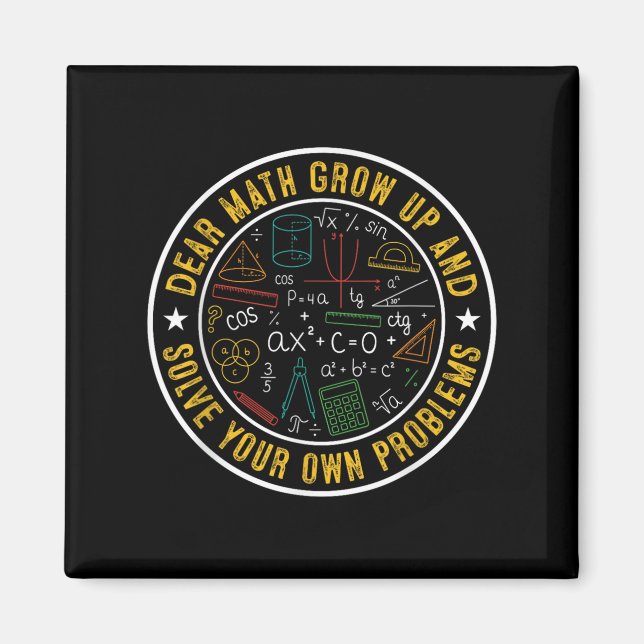 Imã Querida Matemática Cresce E Resolve Seus Próprios  (Frente)