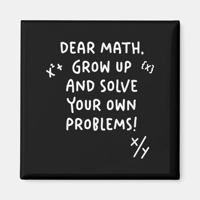 Imã Querida Matemática Cresce E Resolve Seus Próprios  (Frente)