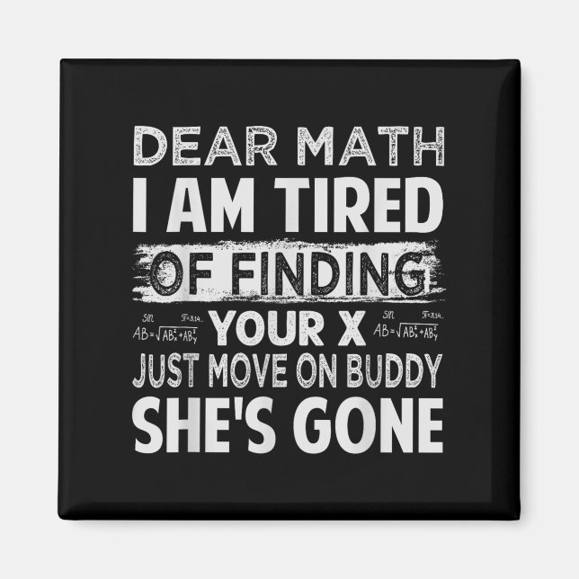 Imã Querida Matemática, Estou Cansada De Encontrar O S (Frente)