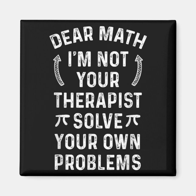 Imã Querida matemática, eu não sou seu terraço, resolv (Frente)