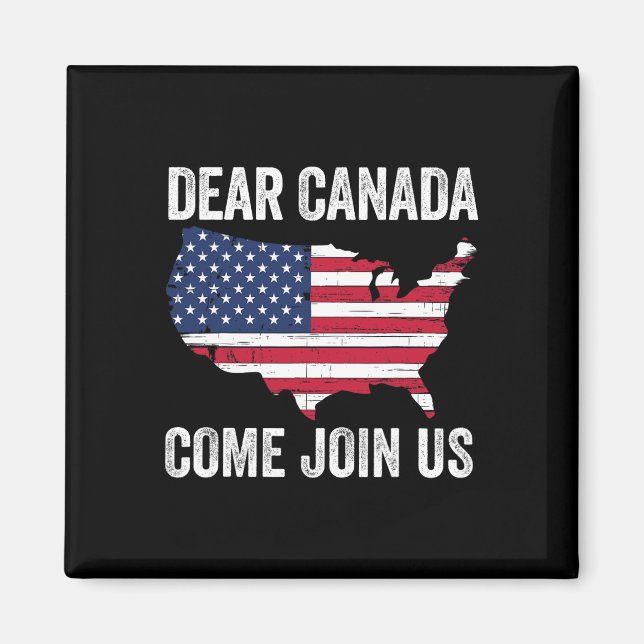 Imã Querido Canadá Venha Se Junto a Nós Presidente Tru (Frente)