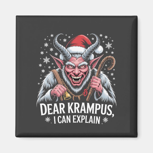 Imã Querido Krampus, posso explicar Papais noeis de Na (Frente)