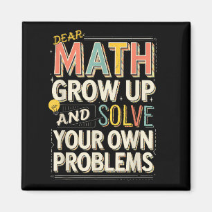 Imã Querido Math Crescer Resolva Seus Próprios Problem