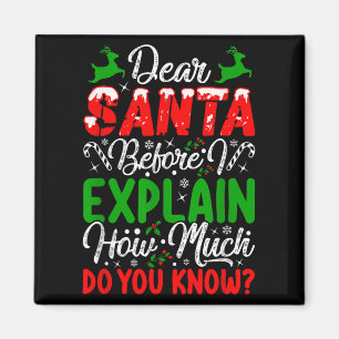 Imã Querido Papai Noel Antes de Eu Explicar Quanto Voc