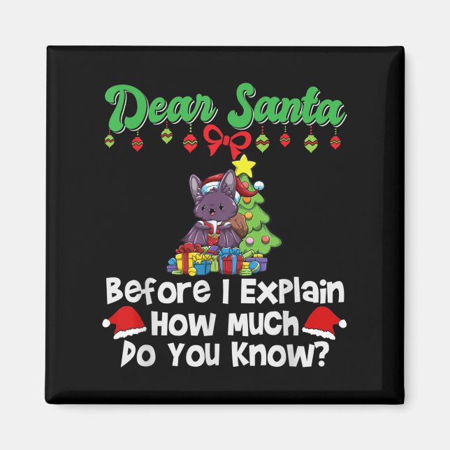 Imã Querido Papai Noel Antes de Eu Explicar Quanto Voc (Frente)
