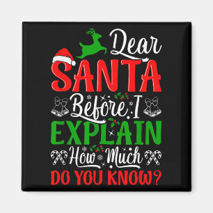 Imã Querido Papai Noel Antes de Eu Explicar Quanto Voc