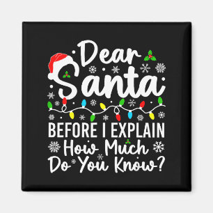 Imã Querido Papai Noel Antes de Explicar Quanto Você S