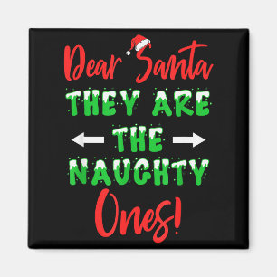 Imã Querido Papai Noel Eles São Os Travessos Funny Chr