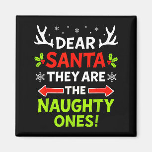 Imã Querido Papai Noel Eles São Uns Travessos Natal Xm