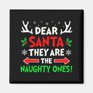 Imã Querido Papai Noel Eles São Uns Travessos Natal Xm