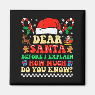 Imã Querido Papai Noel Posso Explicar Divertido Natal