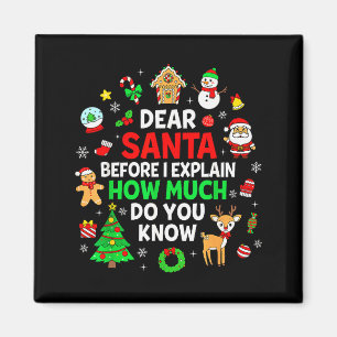 Imã Querido Papai Noel Posso Explicar Piada de Natal C