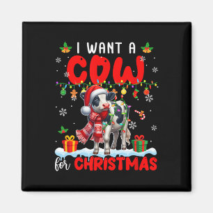 Imã Quero Uma Vaca Para Papais noeis De Natal, Fazende