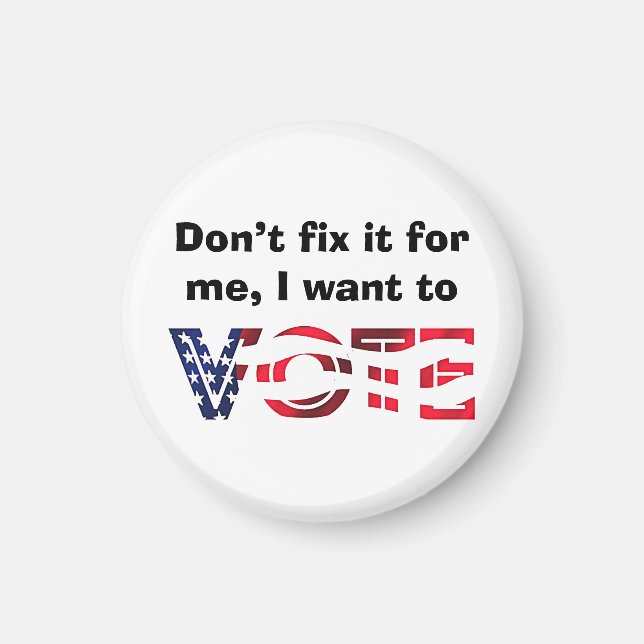 Imã Quero Votar (Frente)