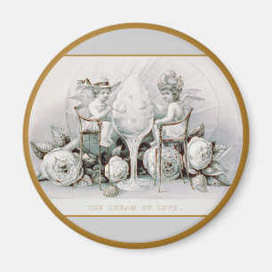 Imã Querubins & sorvete - ímã #2