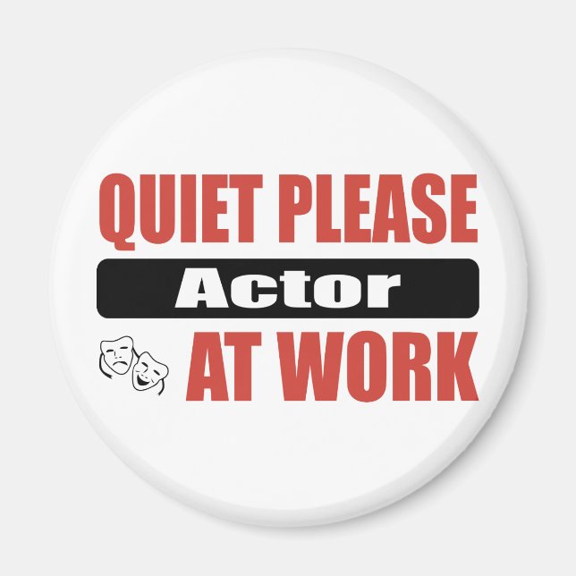 Imã Quieto, Ator No Trabalho (Frente)