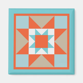 Imã Quilt Magnet - Martha Washington Star