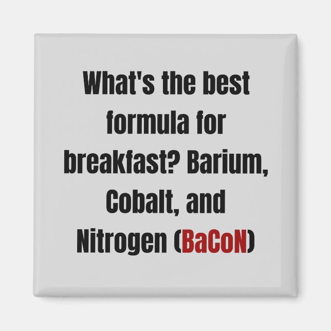 Imã Química Bacon Pun (Frente)