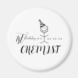 Imã Química Farmacêutica de Aniversário Moderna Funny 