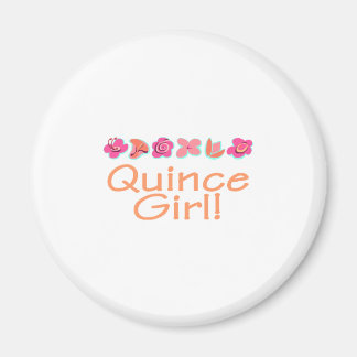 Imã Quince Girl (cor de pêssego)