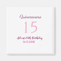 Quinceanera simples 15 de aniversário de fada rosa
