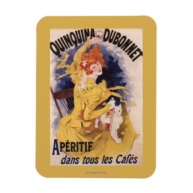 Ímã Quinquina Dubonnet Aperitif Promocional (Vertical)