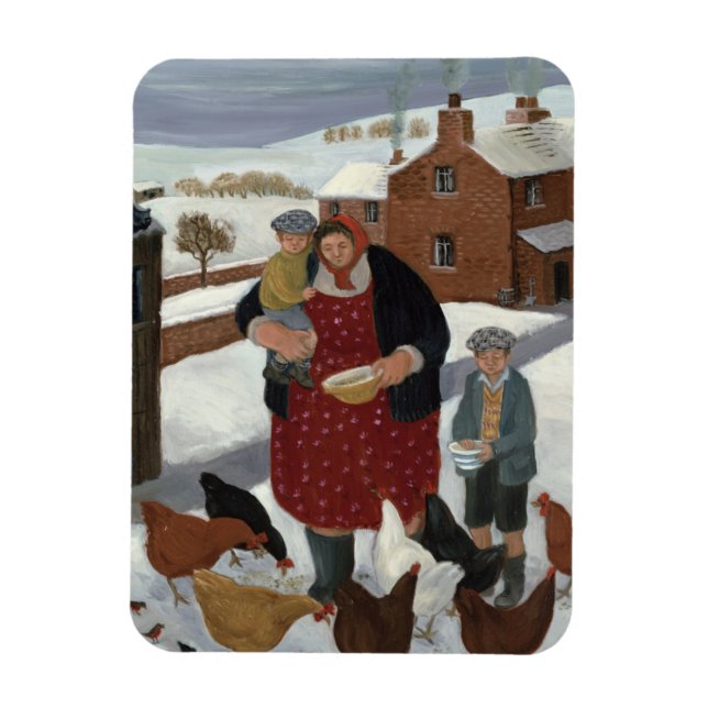 Ímã Quintal de inverno (Vertical)