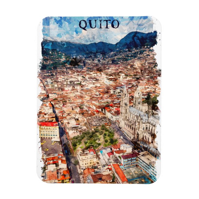 Ímã Quito Equador (Vertical)