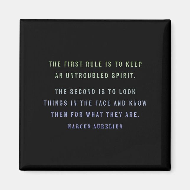 Imã Quote By Marcus Aurelius Stoic, Mindset Motivation (Frente)