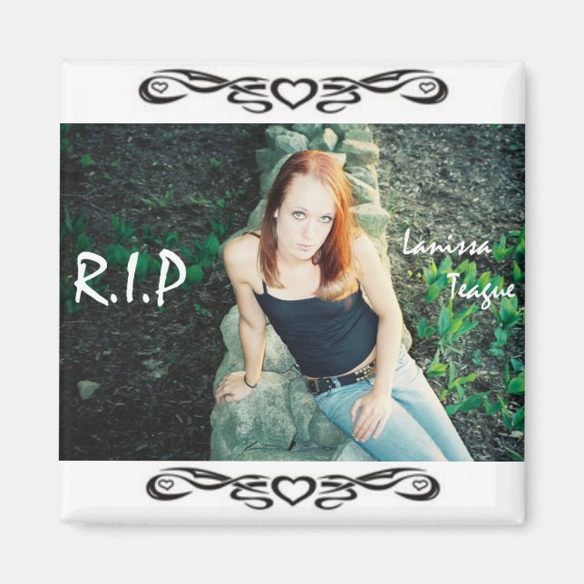 Imã R.I.P Lanissa Magnet (Frente)