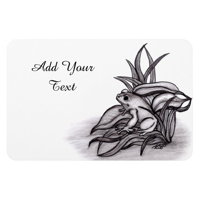 Ímã Rã, adicione seu texto (Horizontal)