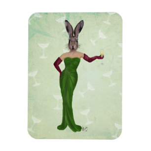 Ímã Rabbit Green Sress 3