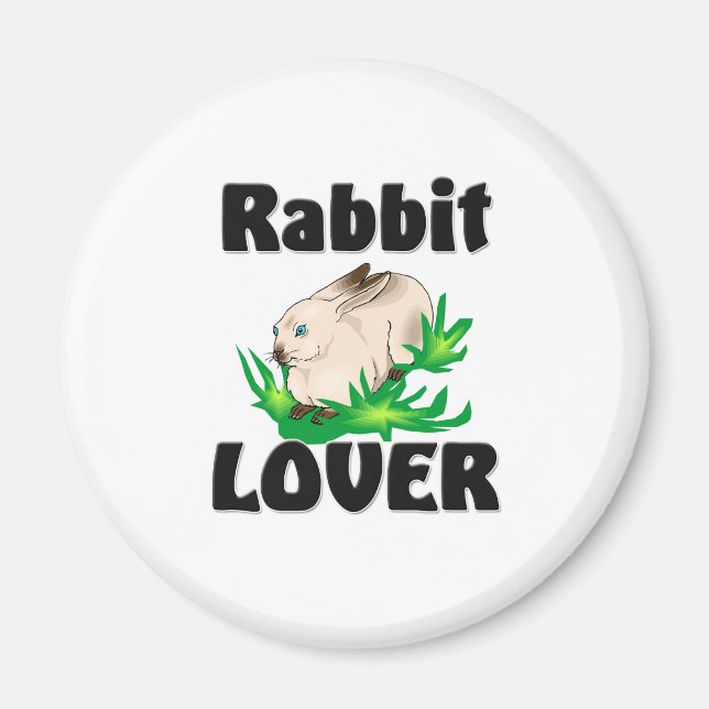 Imã Rabbit Lover (Frente)