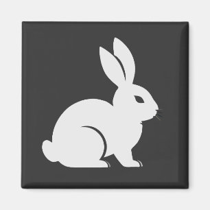 Imã Rabbit Vetor Art Animal Modern Urban City Graphic