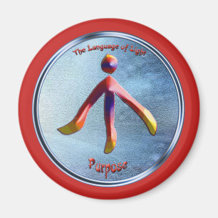 Imã Rabiscar no símbolo da finalidade