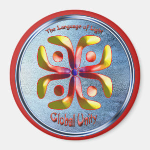 Imã Rabiscar no símbolo da Unidade Global