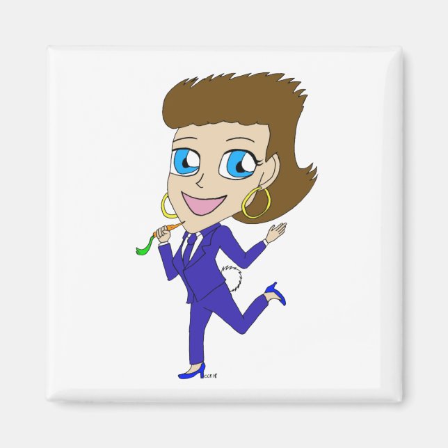 Imã rabo de coelho chibi (Frente)