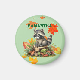 Imã Raccoon Refrigerator Magnet