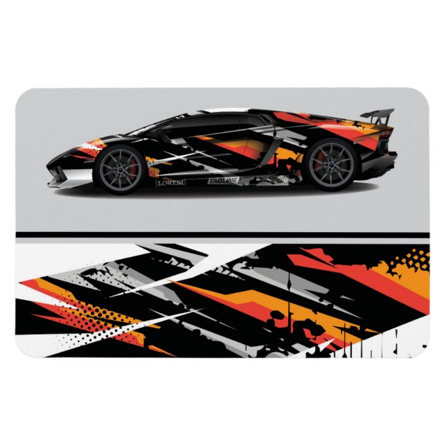 Ímã Race Car Magnet (Horizontal)