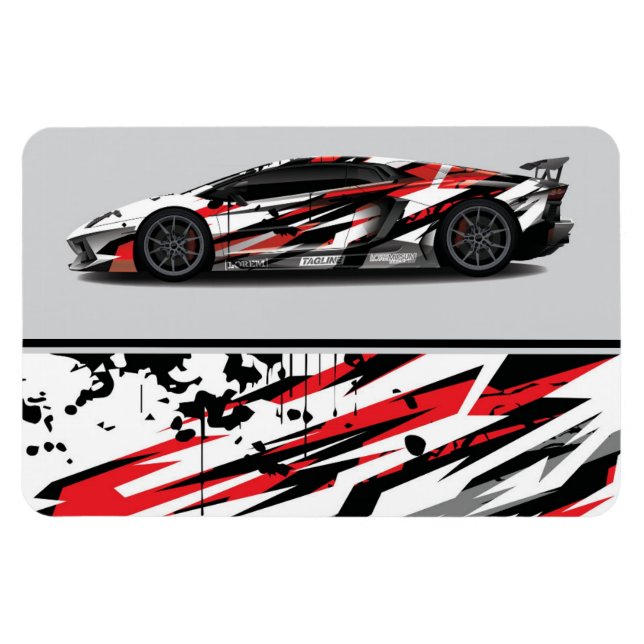 Ímã Race Car Magnet (Horizontal)