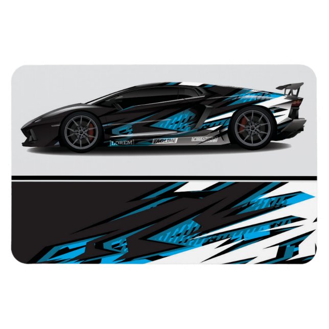 Ímã Race Car Magnet (Horizontal)