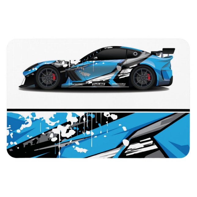 Ímã Race Car Magnet (Horizontal)