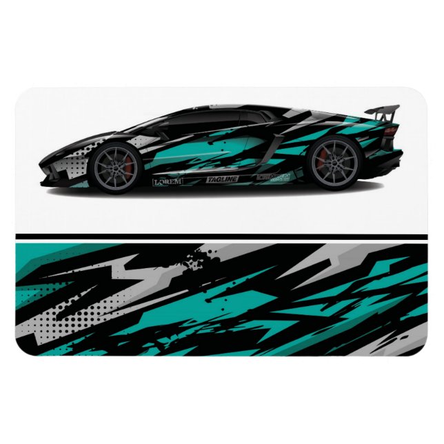 Ímã Race Car Magnet (Horizontal)