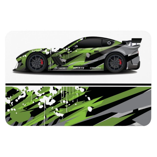 Ímã Race Car Magnet (Horizontal)