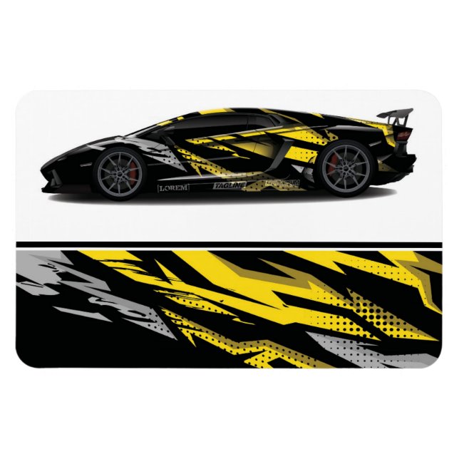 Ímã Race Car Magnet (Horizontal)