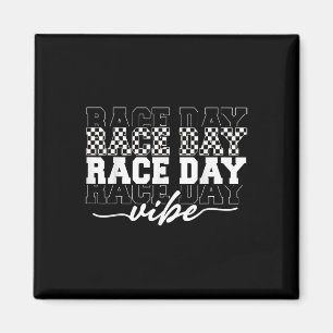 Imã Race Day Vibes Checkered Coquette Arco Racing M