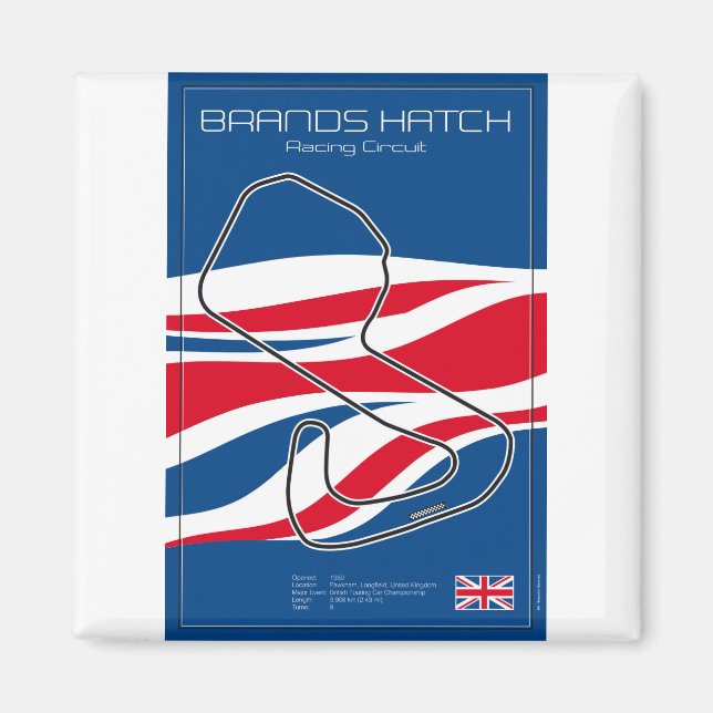 Imã Racetrack incêndio Hatch (Frente)