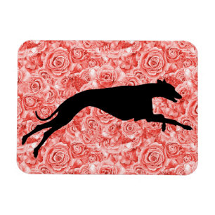 ÍMÃ RACING GREYHOUND SILHOUETTE