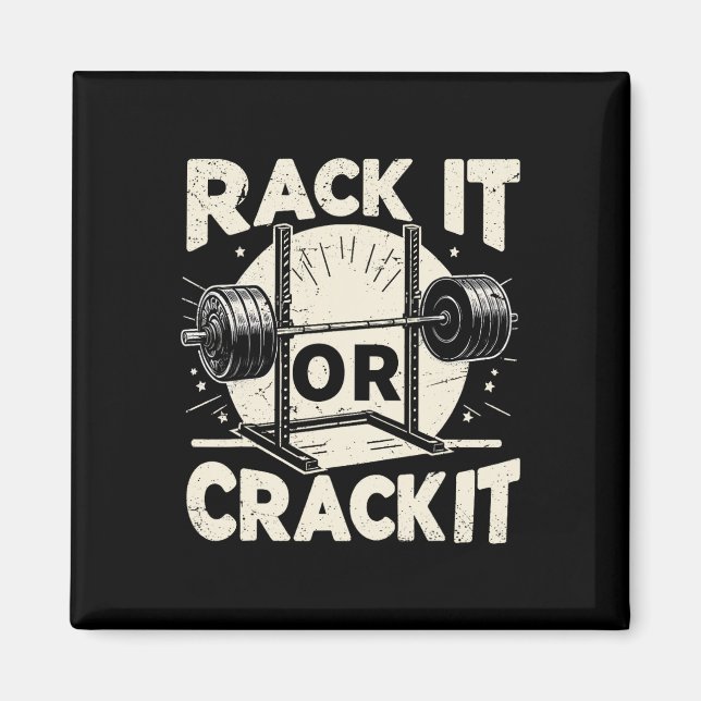Imã Rack Ou Crack Barbell Bodybuilding 1 (Frente)