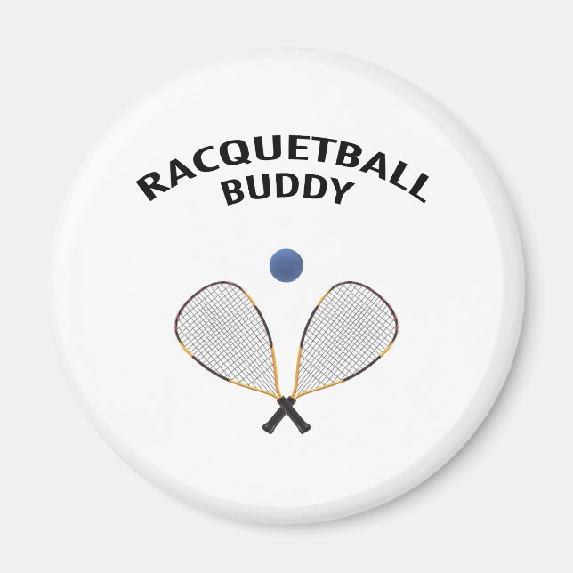 Imã Racquetball Buddy (Frente)
